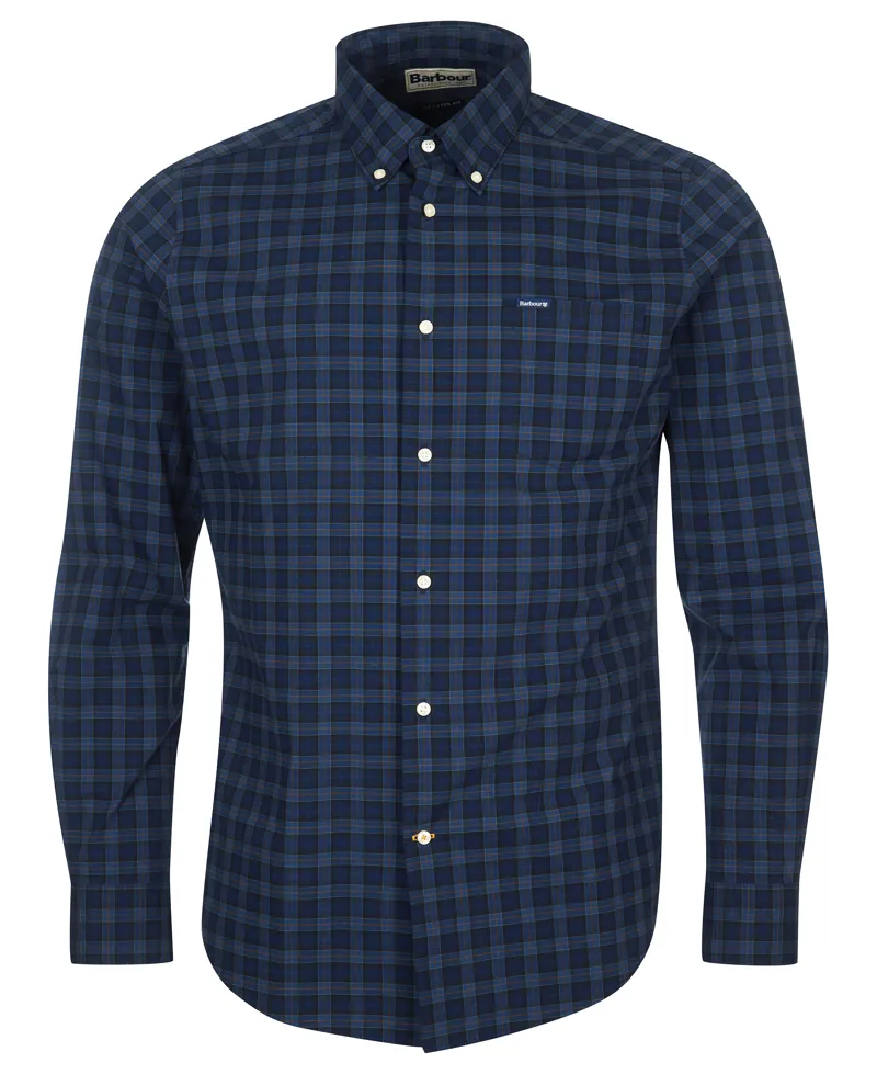 Barbour Lomond Tailored Shirt Midnight Tarten-1
